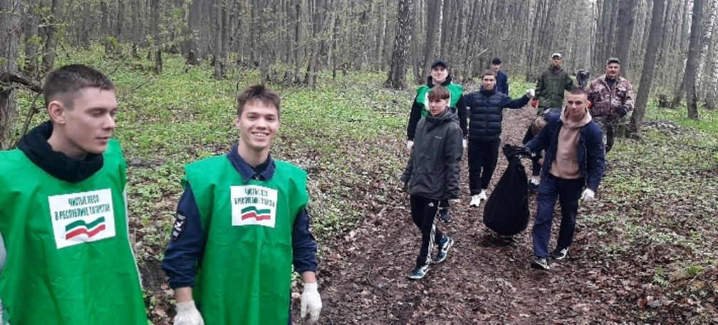 В Лаишевском район проходит весенний этап акции «Чистые леса Татарстана»