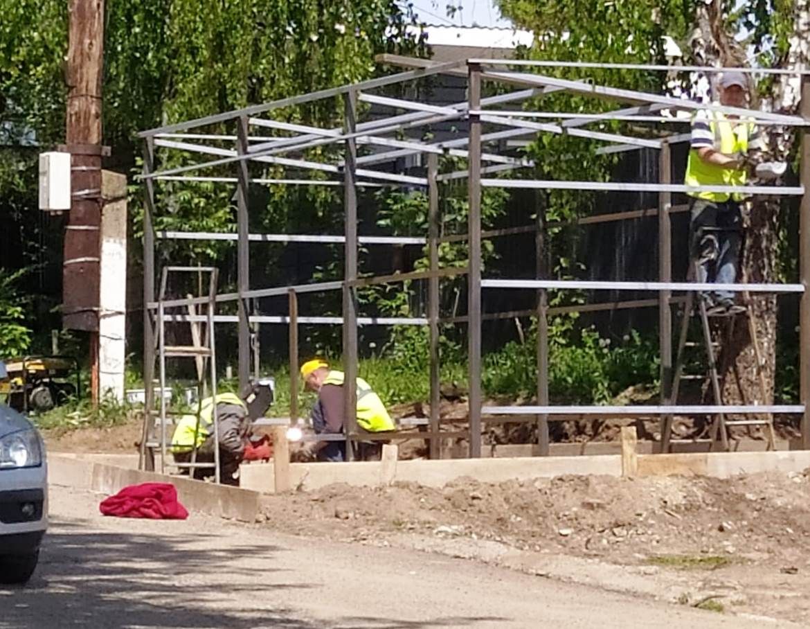 В Лаишево продолжают благоустраивать городскую территорию