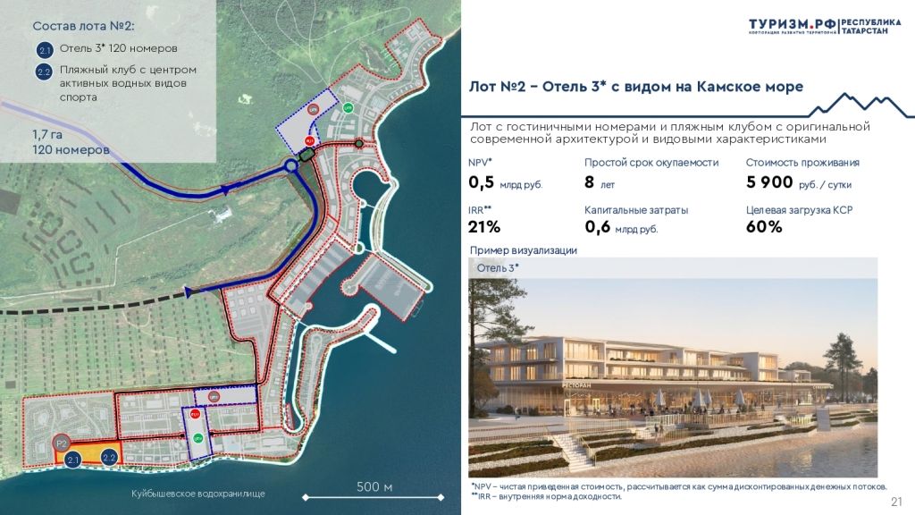 Близ Лаишево планируют в конце 2027 года открыть курорт