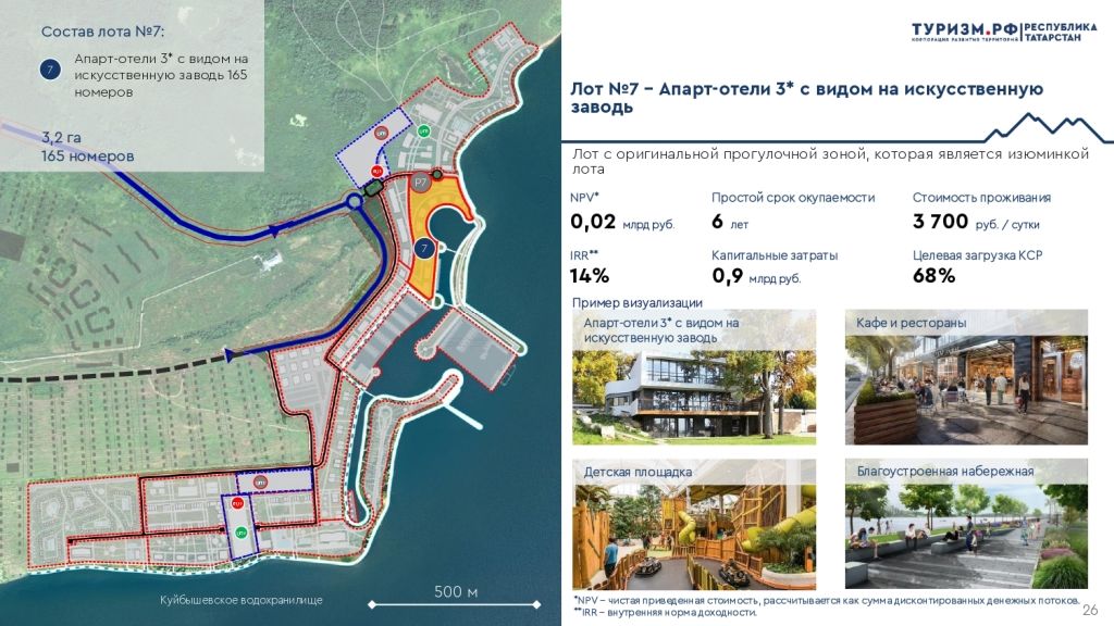 Близ Лаишево планируют в конце 2027 года открыть курорт