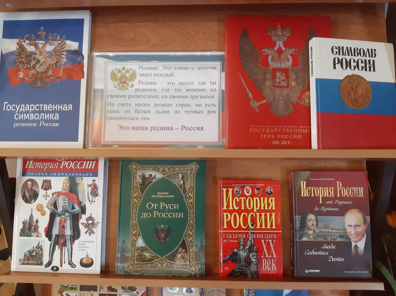 В Центральной библиотеке г.Лаишево оформлена выставка ко Дню России