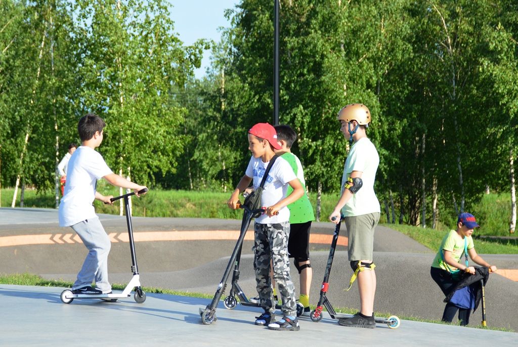 В экстрим-парке Лаишева 1 июня организован большой детский праздник