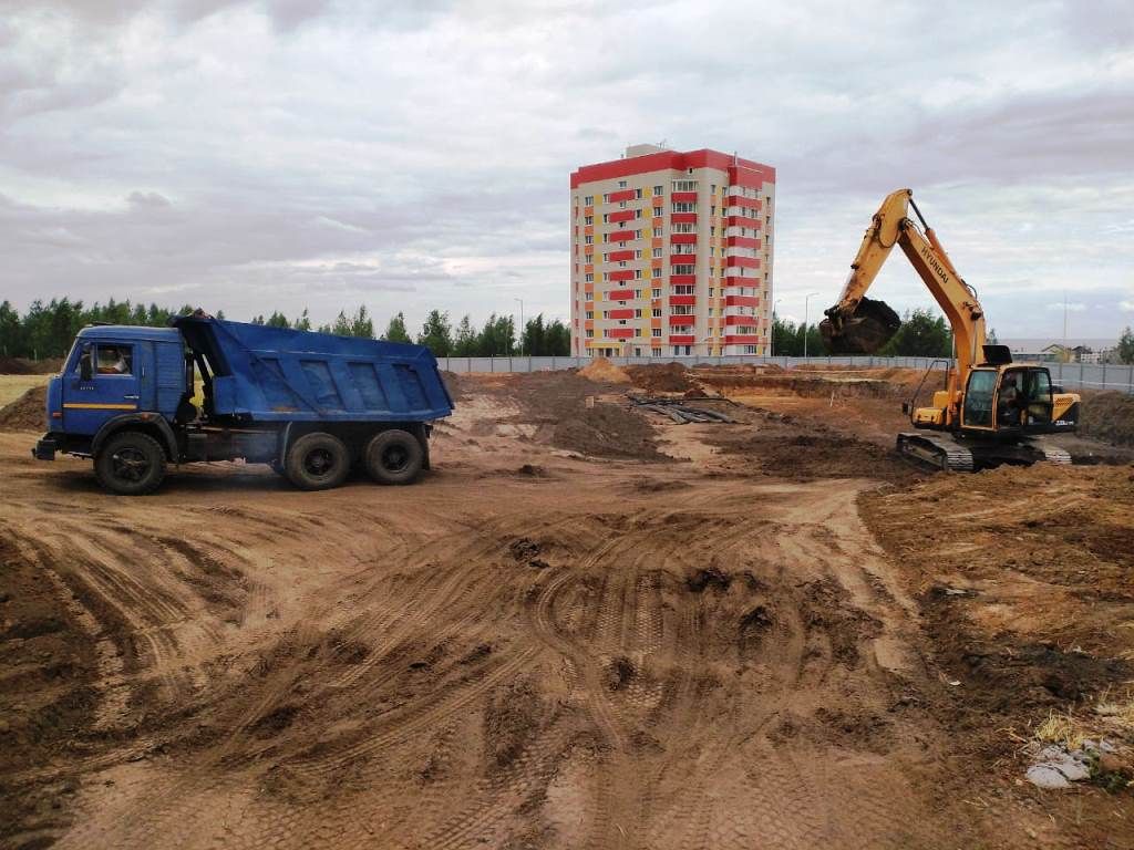 В Лаишеве началось строительство двух восьмиэтажек