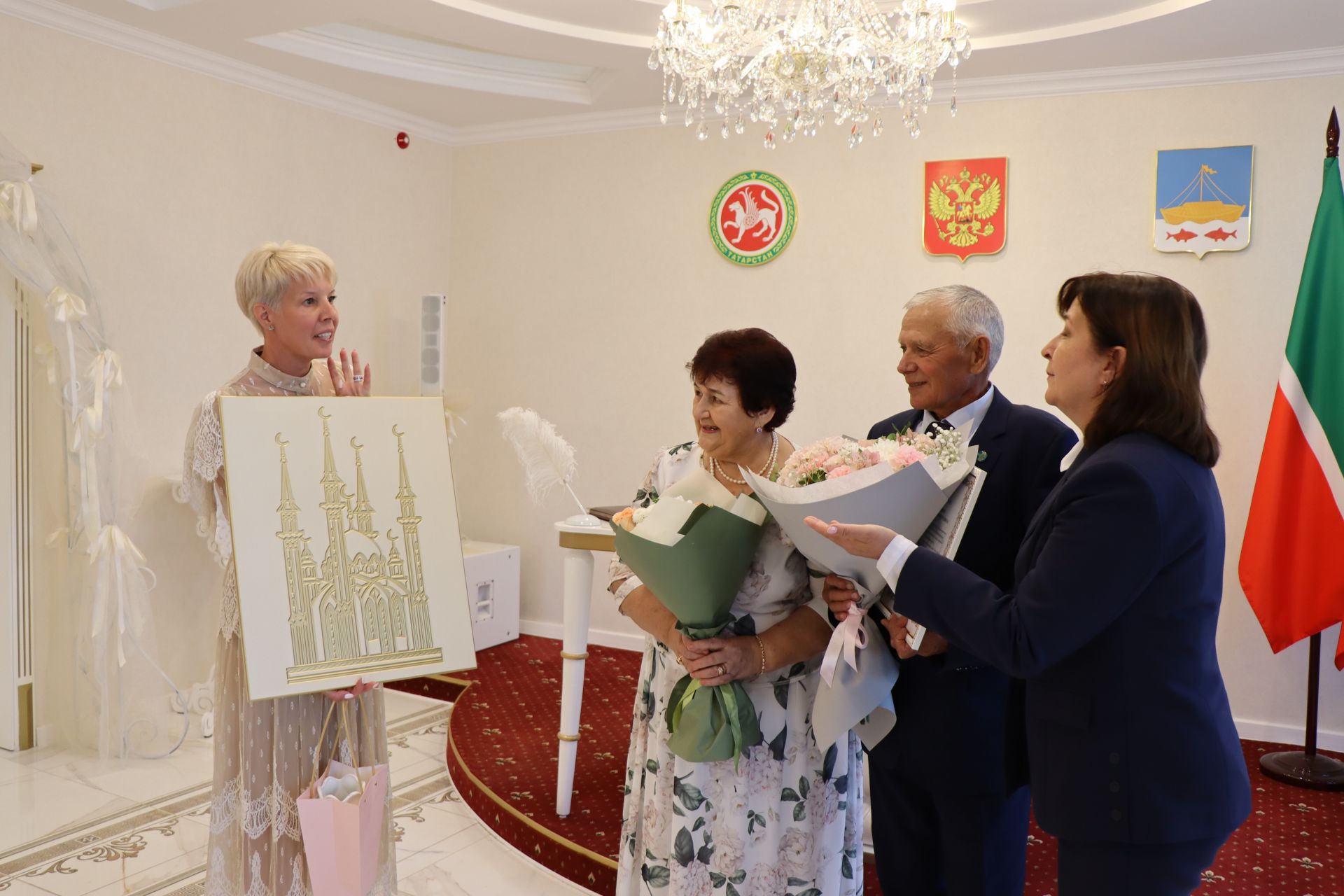 Полвека вместе рука об руку: жители Лаишевского района Данис и Талия отмечают золотую свадьбу