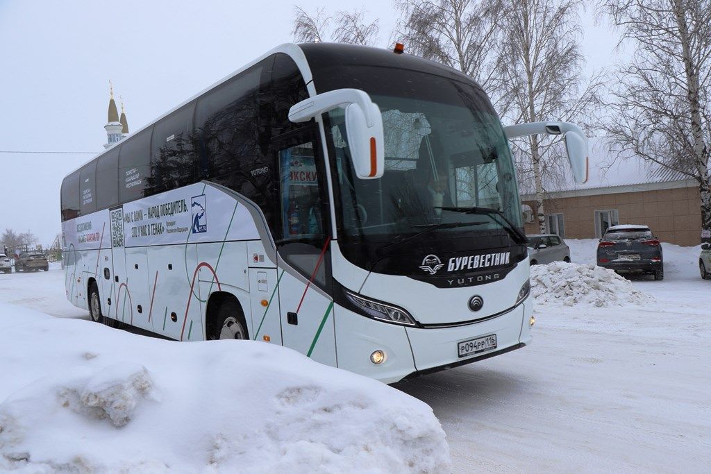 Автобусный марафон «Татарстан — республика достижений» стартовал в Лаишевском районе