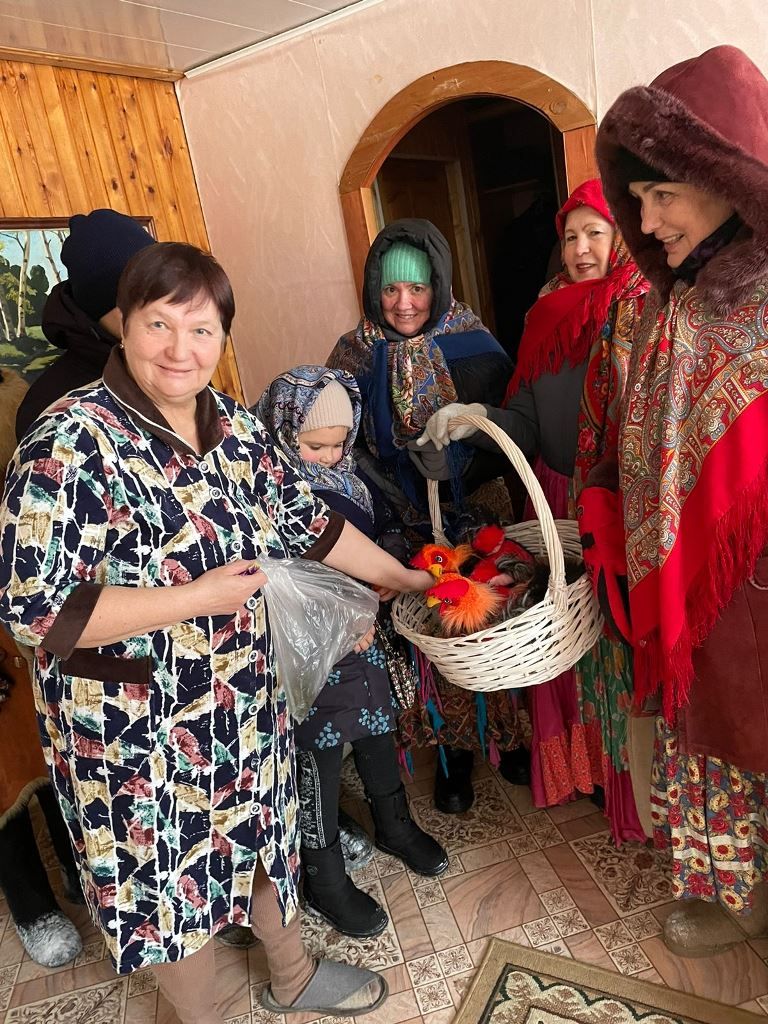 В Лаишевском районе Татарстана на Рождество колядуют  да песни поют