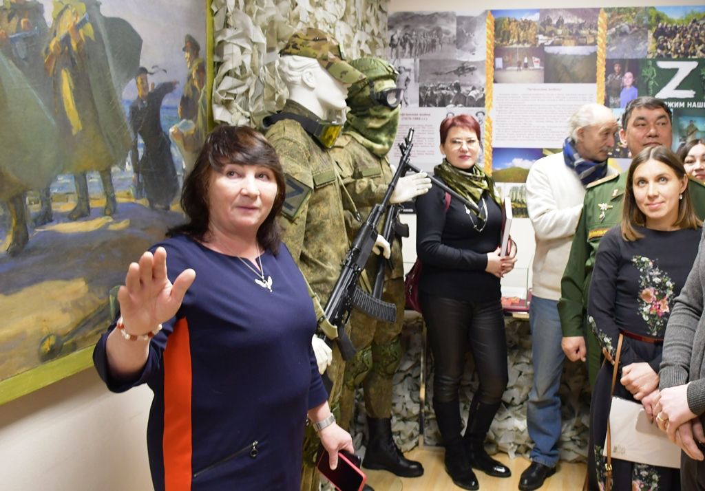 В канун Дня защитника Отечества в лаишевском музее «Боевой славы» появилась новая экспозиция