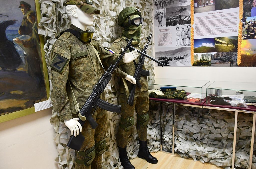 В канун Дня защитника Отечества в лаишевском музее «Боевой славы» появилась новая экспозиция