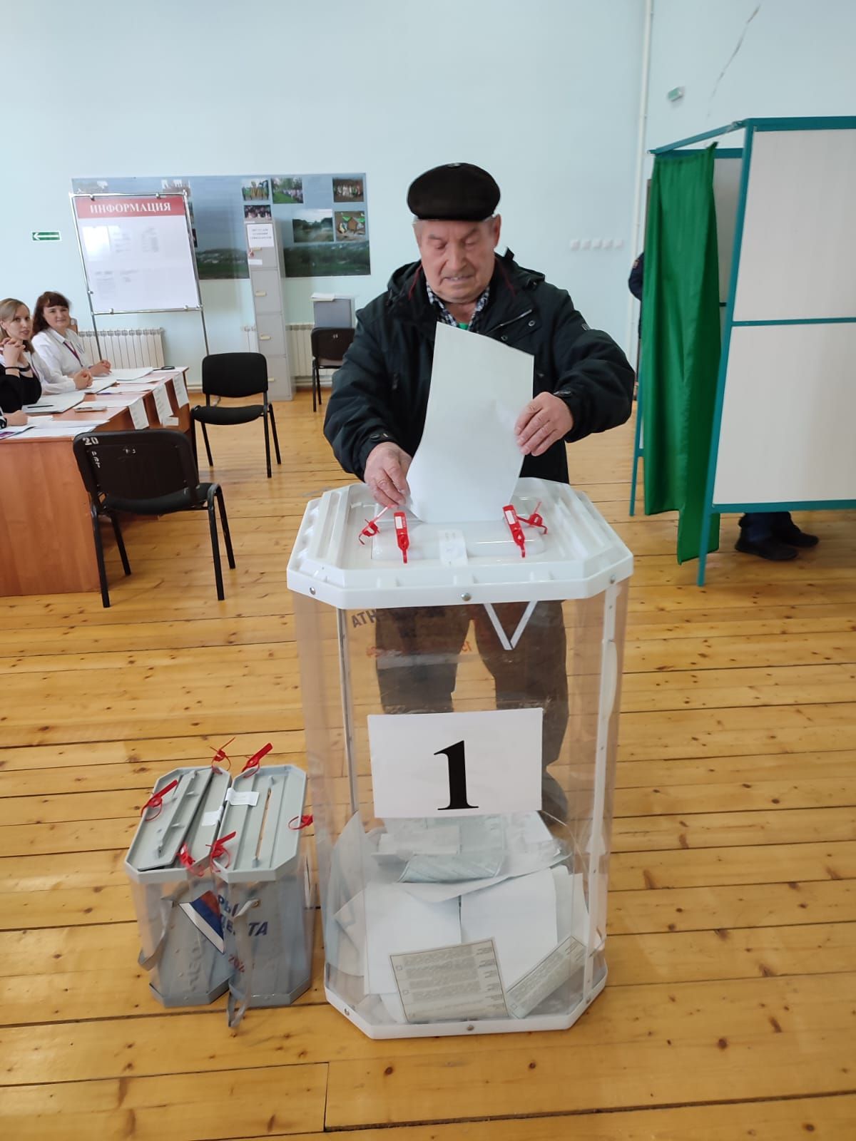 В Пелево наблюдается высокая активность избирателей