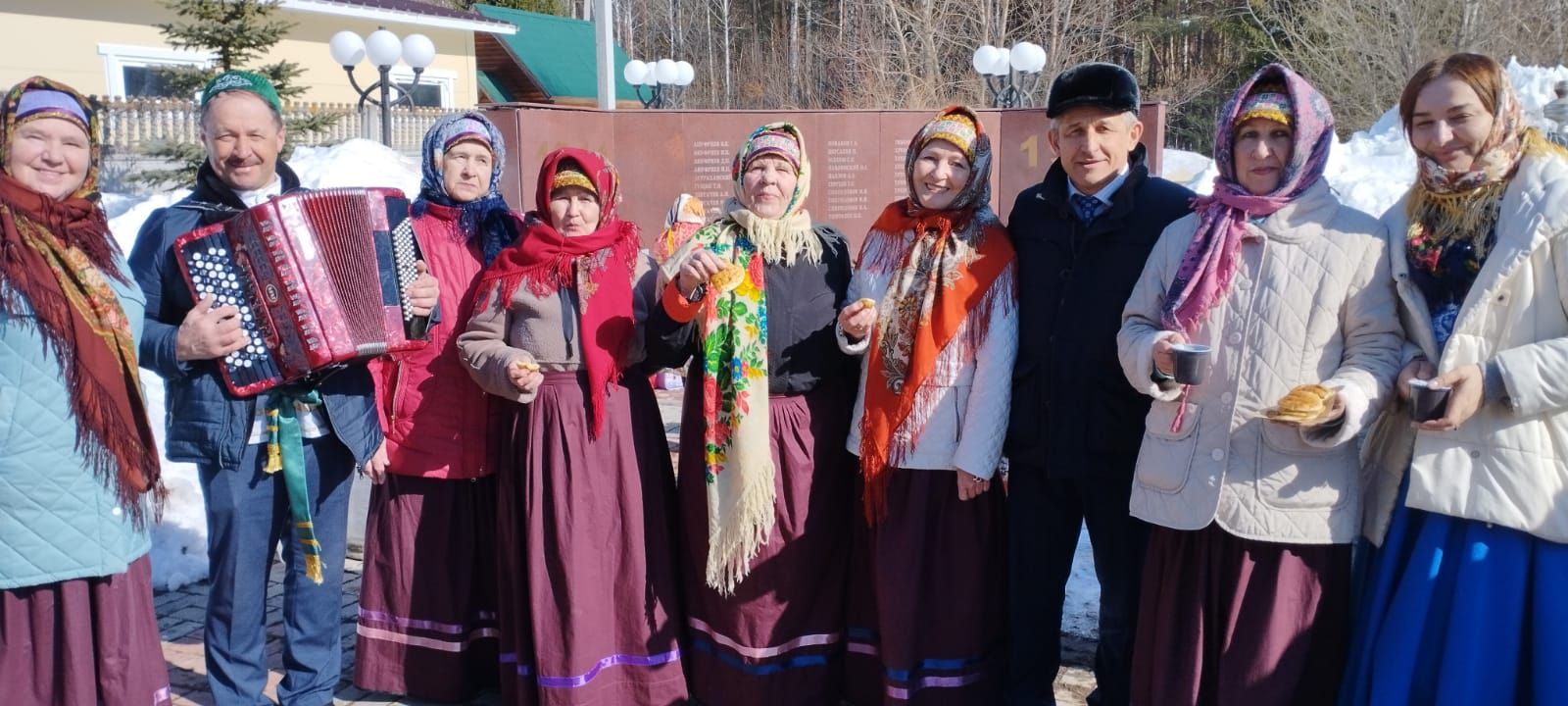 На Масленице в Матюшино побывали Минтимер Шаймиев и Ильдус Зарипов