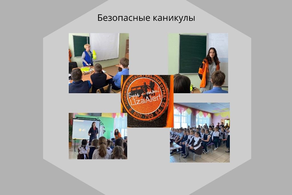 Сотрудники БДД, ПДН и поисково-спасательного отряда «ЛизаАлерт» встретились со школьниками