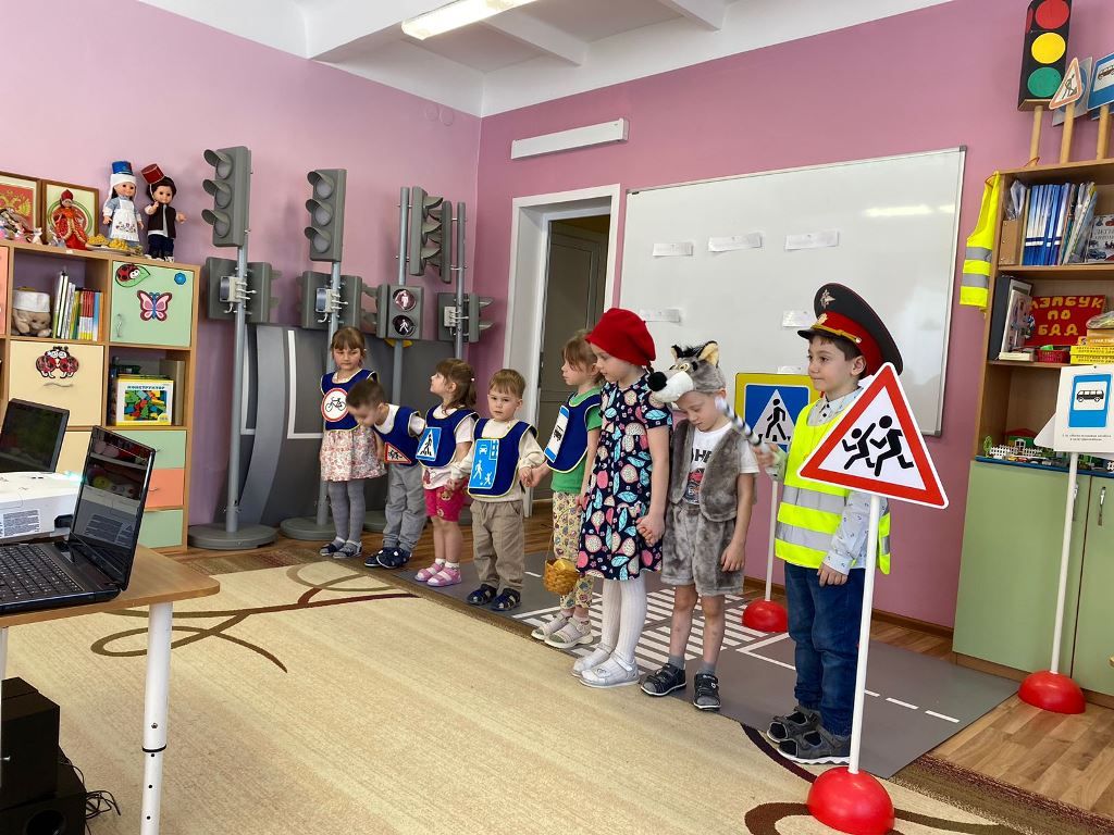 Юидовцы Орловской школы провели День БДД в детском саду