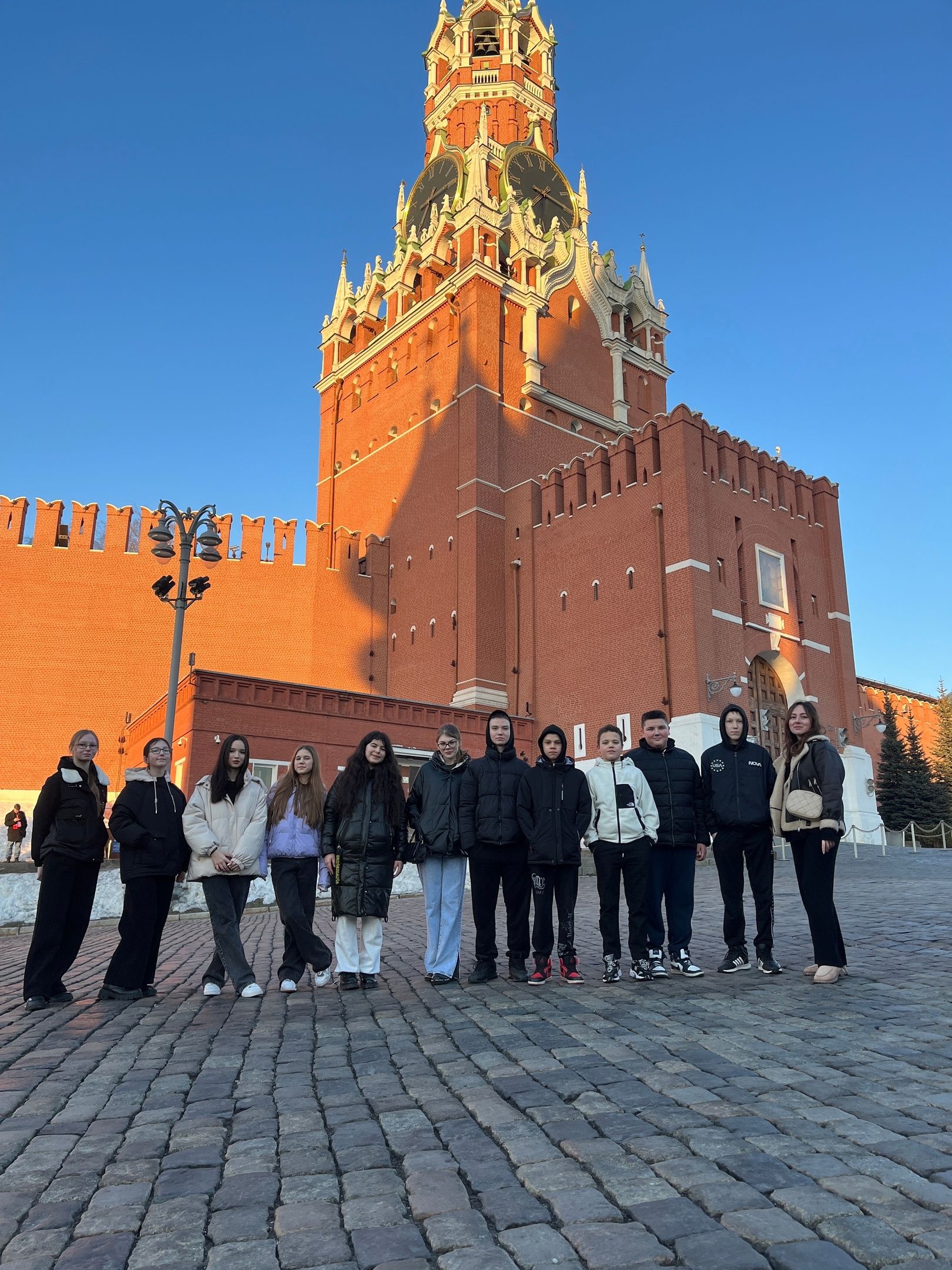 Ученики Пелевской школы посетили на каникулах Москву