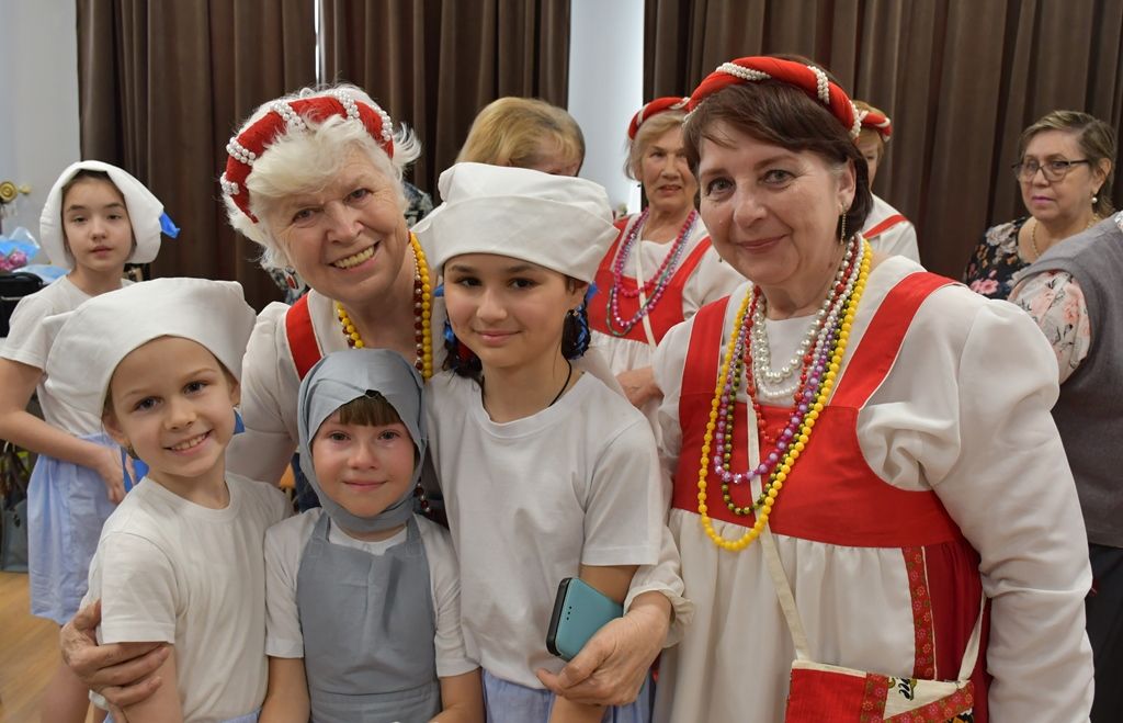 В музее г. Лаишево школьники показали постановку о детях войны Лаишевского района.