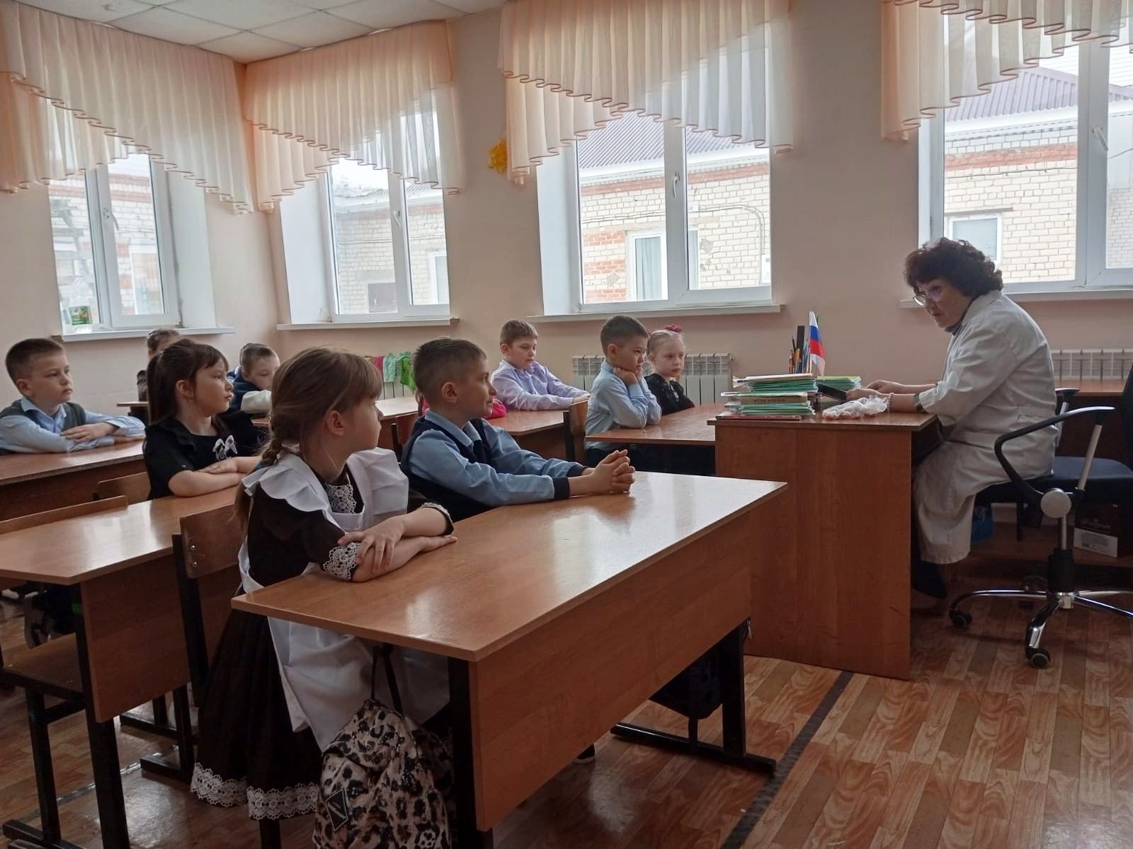 Лаишевским первоклассникам рассказали о здоровом образе жизни