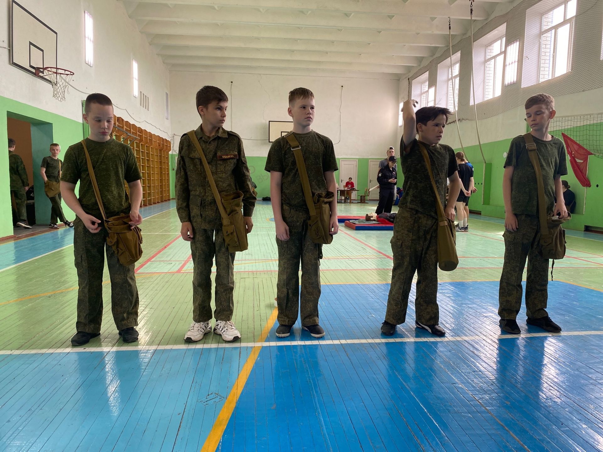 Лидером военно-патриотической игры «Зарница 2.0» стала команда Столбищенской школы