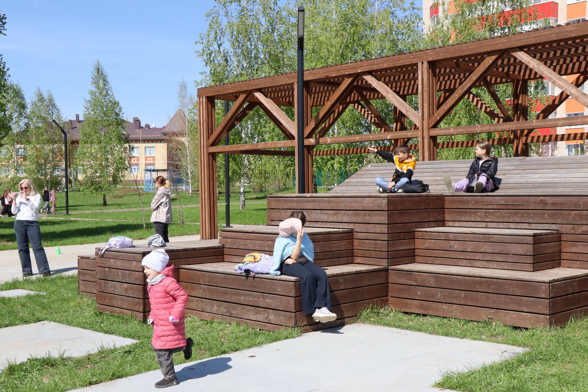Открытие сезона парков и скверов в Лаишевском районе провели в экстрим-парке
