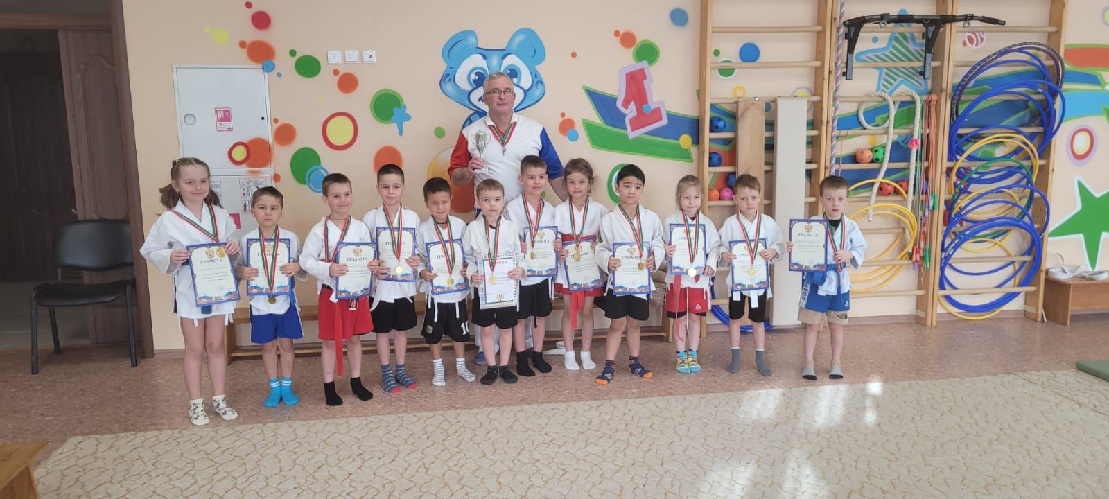 Дошкольники Лаишевского района приняли участие в первом турнире по самбо