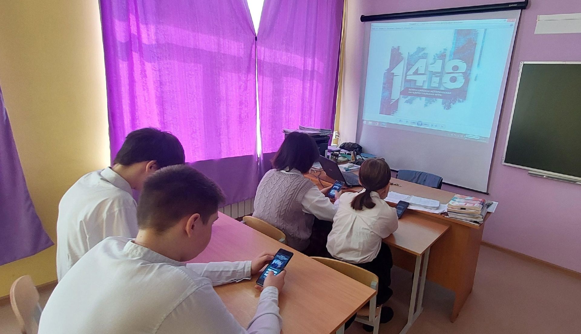 Во всех школах Лаишевского района 4 апреля прошла Всероссийская историческая интеллектуальная игра «1418»,
