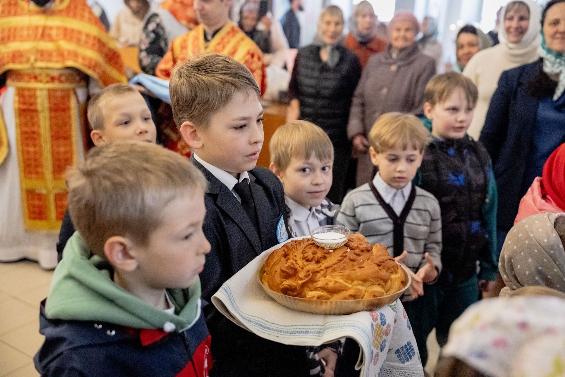 Митрополит Кирилл совершил Литургию в Столбищенском храме