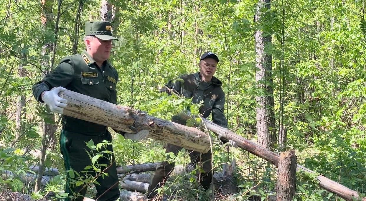 В Лаишевском районе активисты провели акцию «Чистые леса Татарстана»