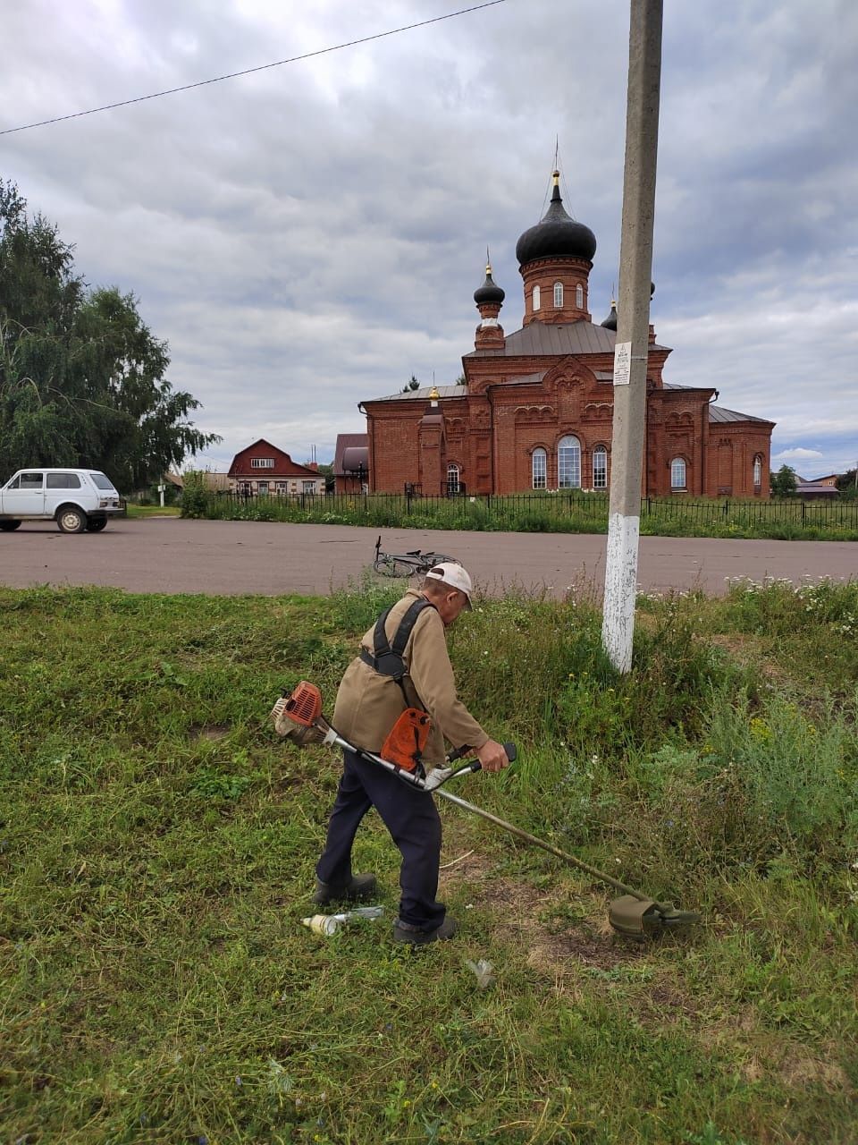 На улицах сел Лаишевского района поддерживают чистоту и порядок