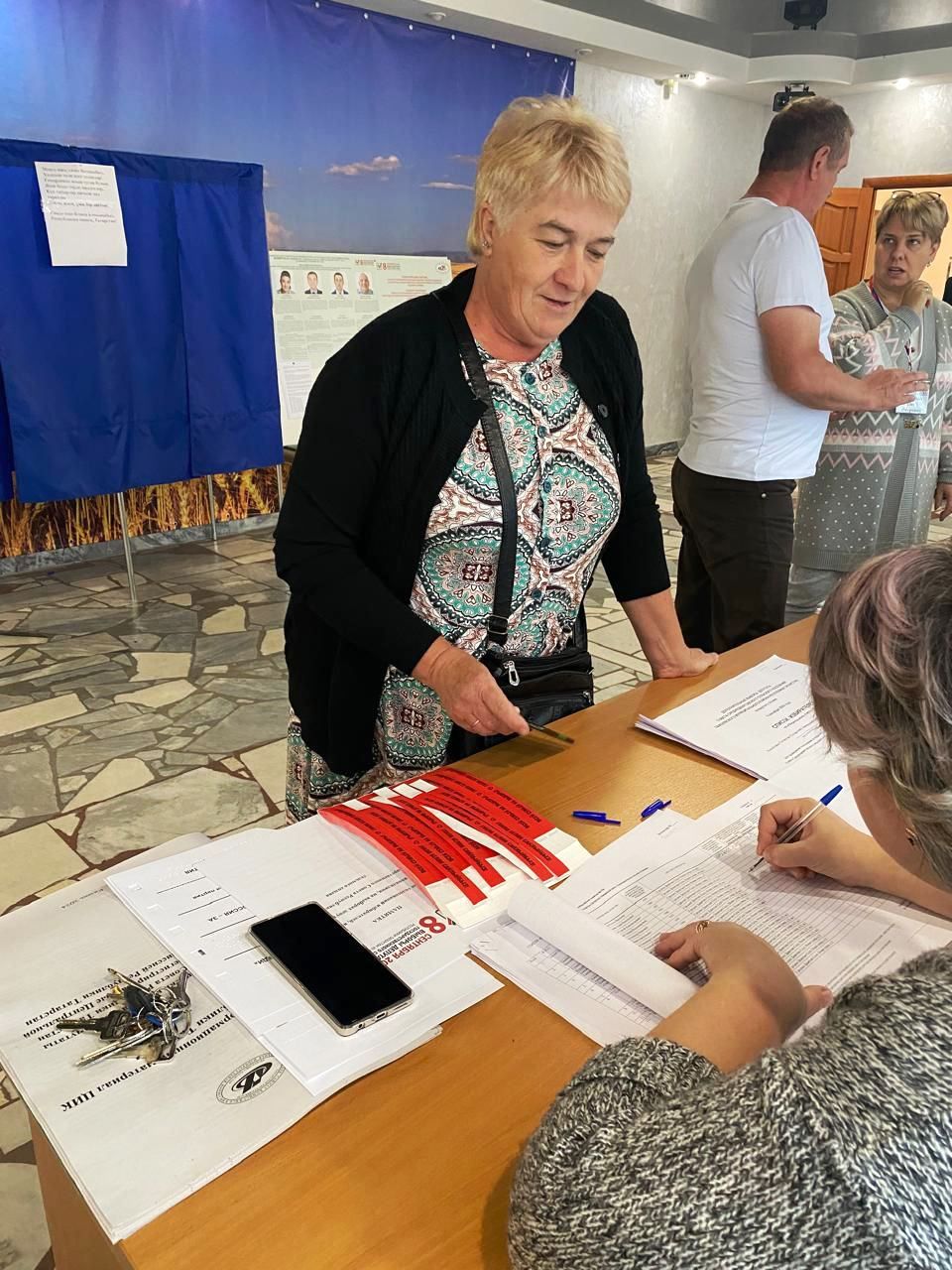 Жители Среднедевятовского сельского поселения активно выражают на выборах свою гражданскую позицию