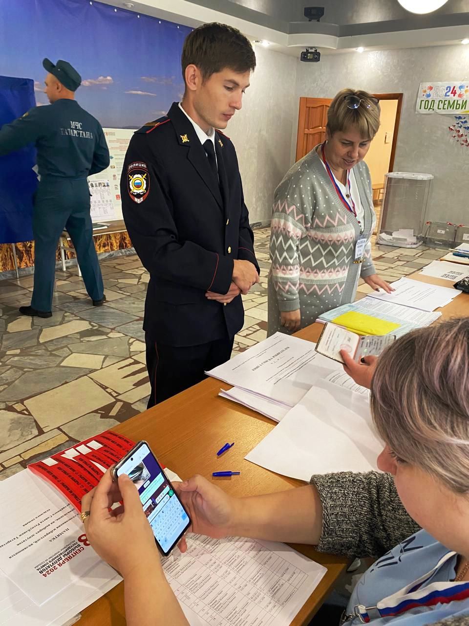 Жители Среднедевятовского сельского поселения активно выражают на выборах свою гражданскую позицию