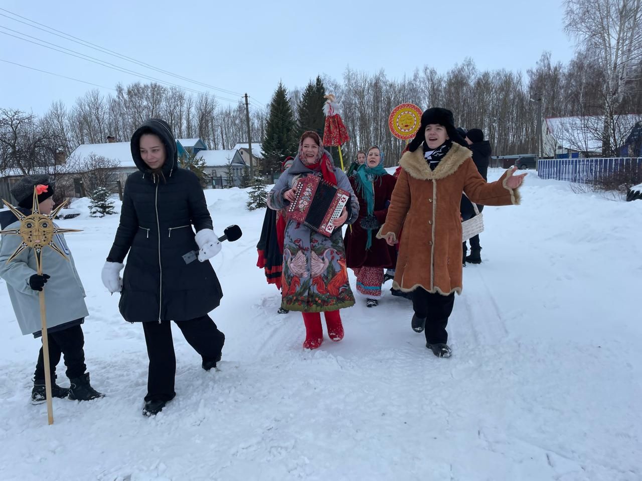 Сегодня в «Эфире» можно будет увидеть, как в Рождествено отмечают Рождество