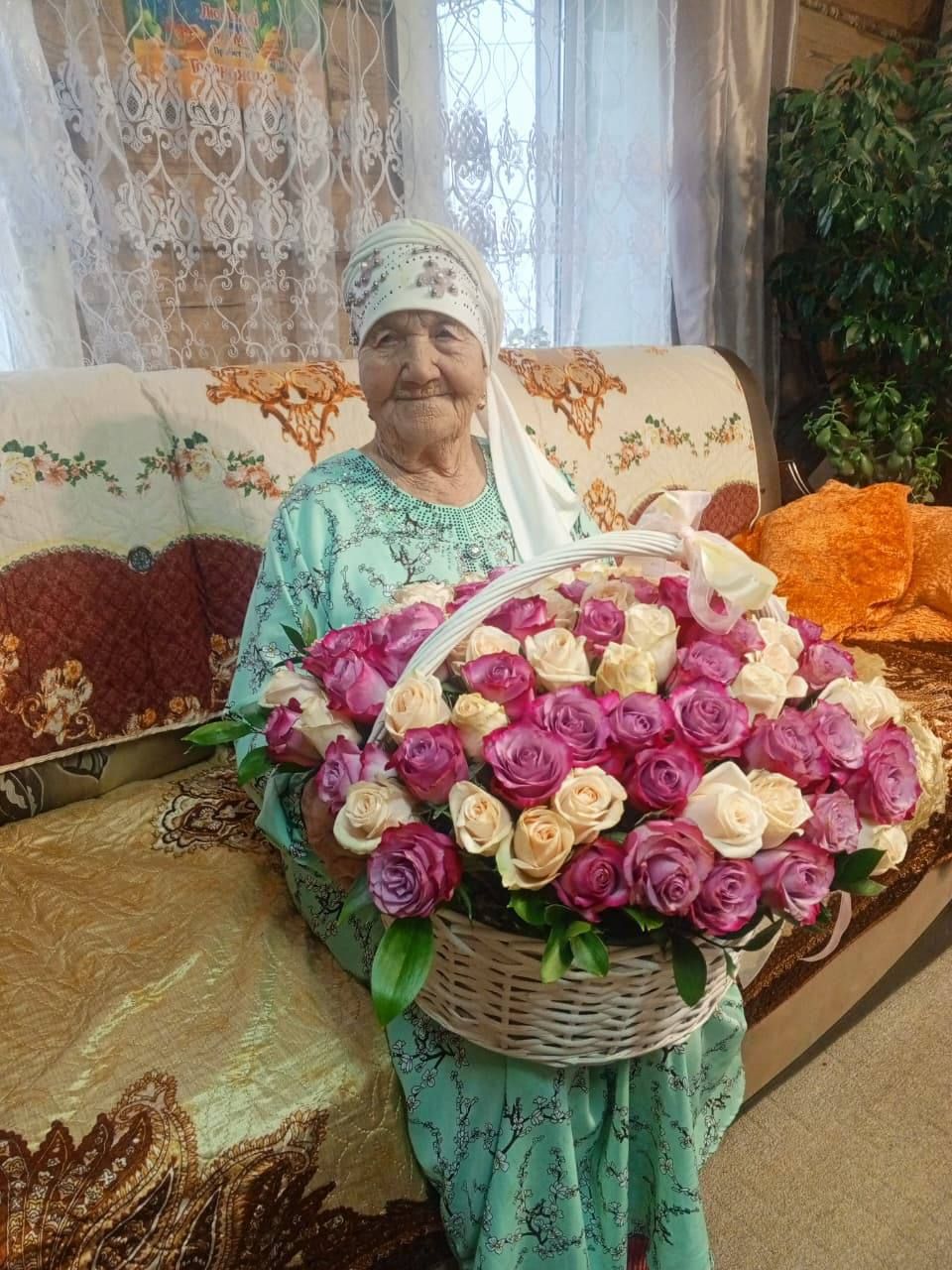90-летний юбилей жительницы села Сингели