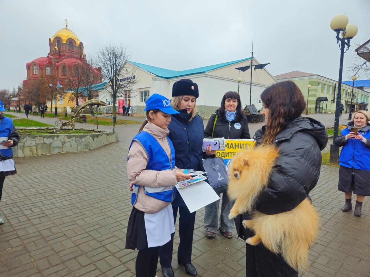 Активисты провели акцию в память о жертвах ДТП