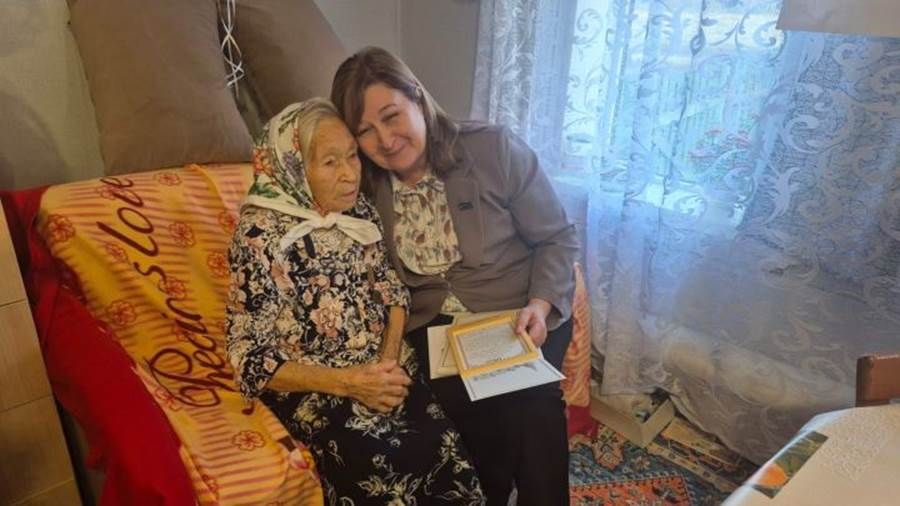 Карадүледән Екатерина Доронина үзенең 100 еллыгын билгеләп үтте.