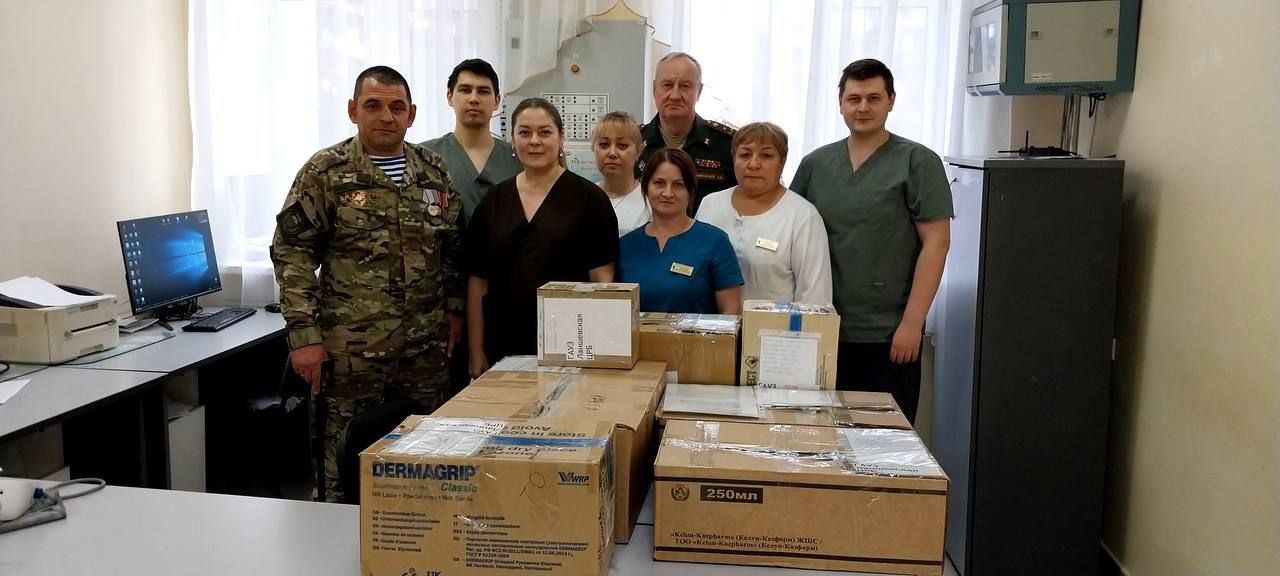 Лаишевская ЦРБ собрала медикаменты для бойцов СВО на Лиманском направлении