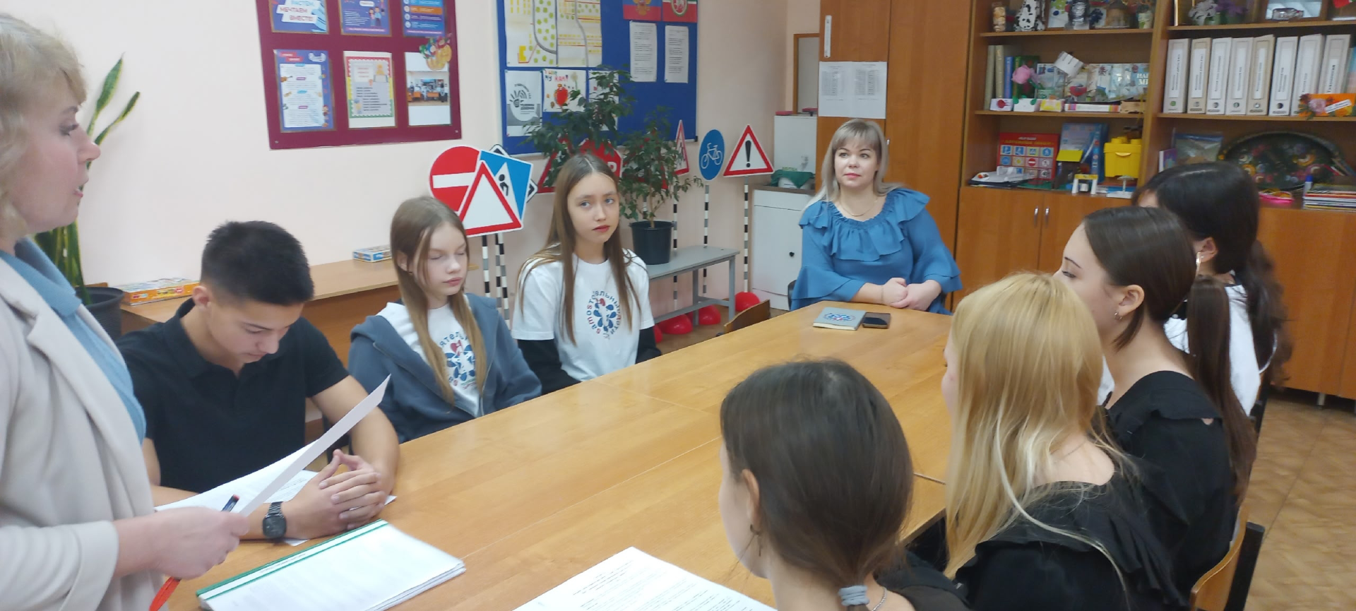 В Лаишевской школе №3 прошло заседание отрядов профилактики и «СМС-дети»