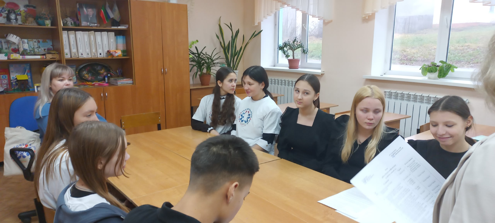 В Лаишевской школе №3 прошло заседание отрядов профилактики и «СМС-дети»