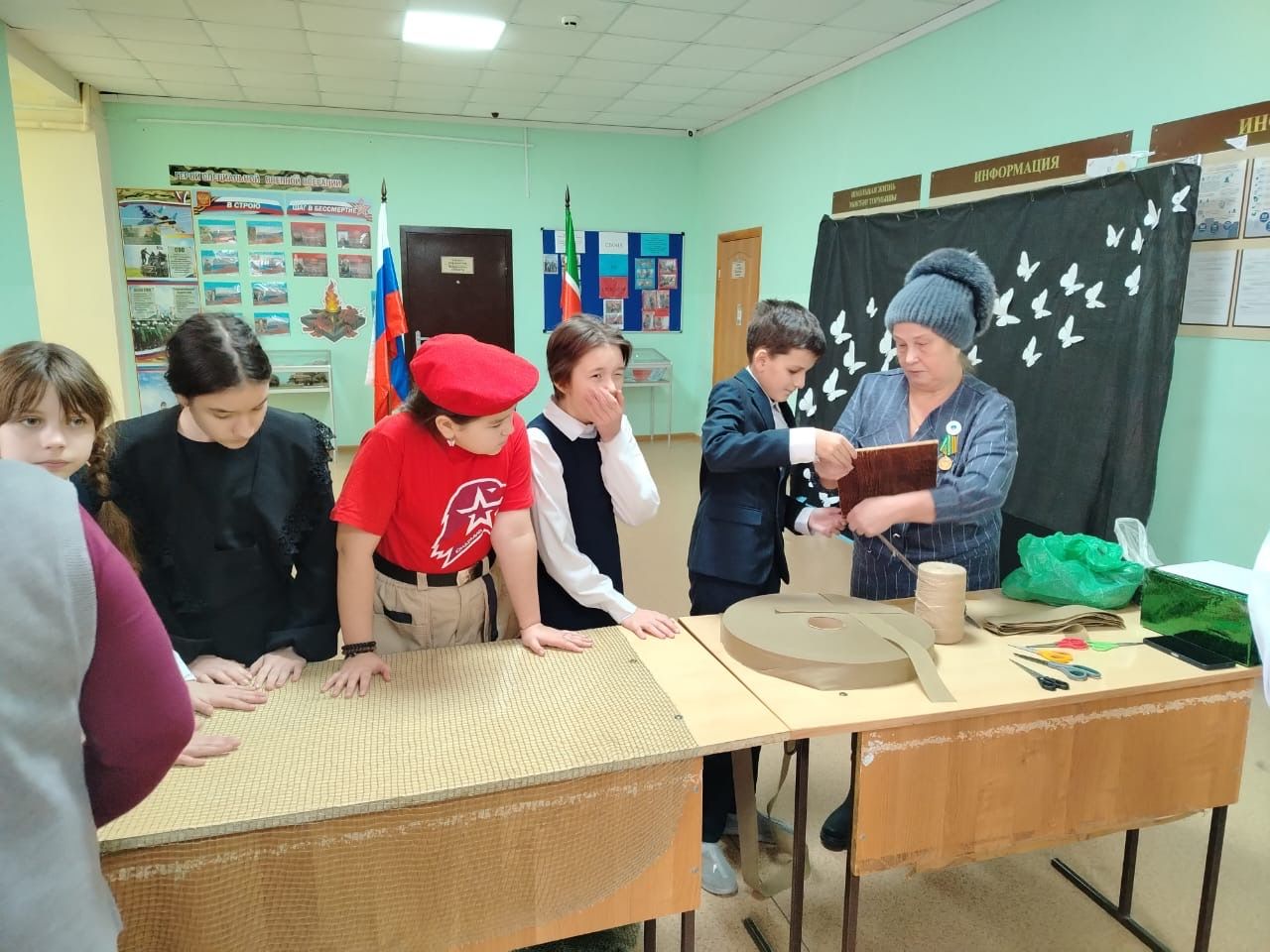 В Лаишевской школе №3 прошёл Урок Мужества «Сила в единстве»