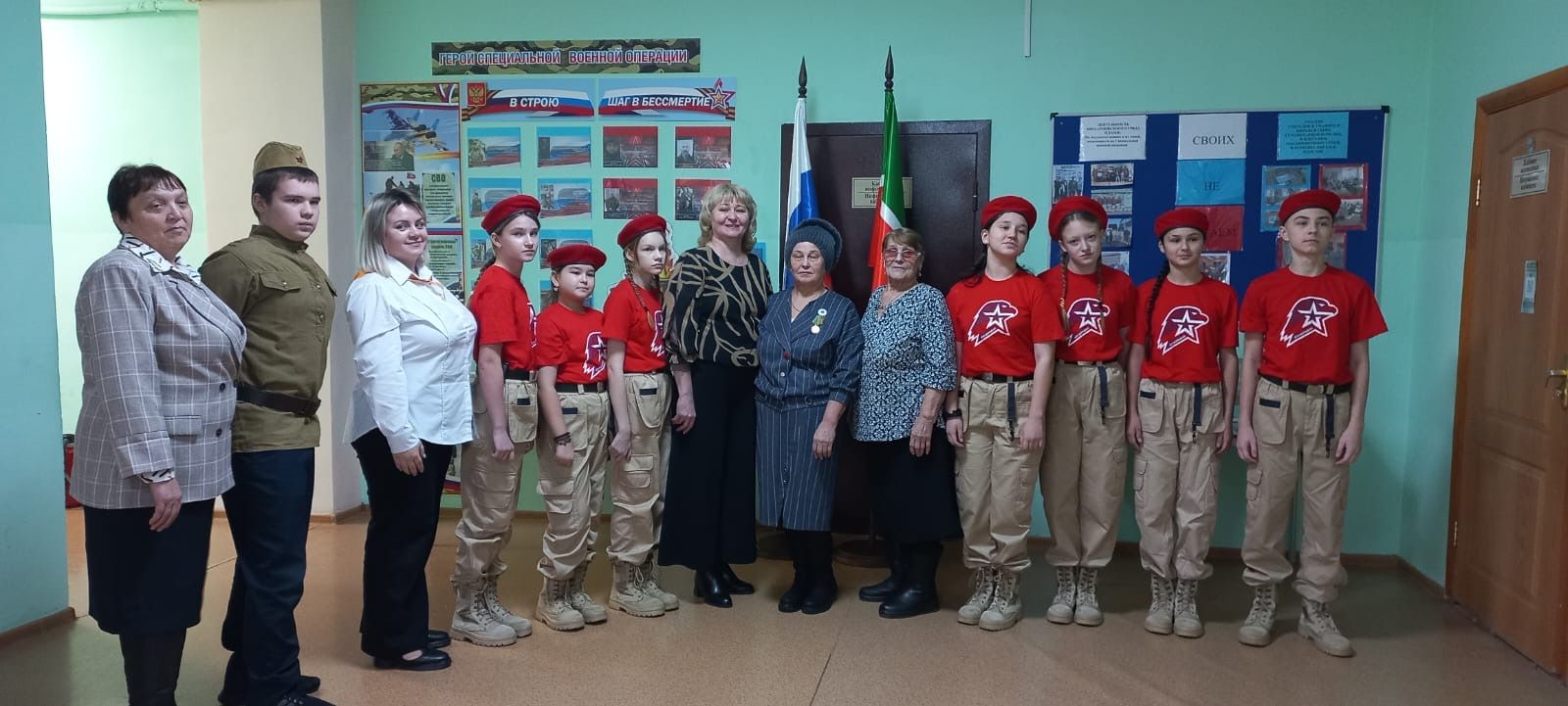 В Лаишевской школе №3 прошёл Урок Мужества «Сила в единстве»