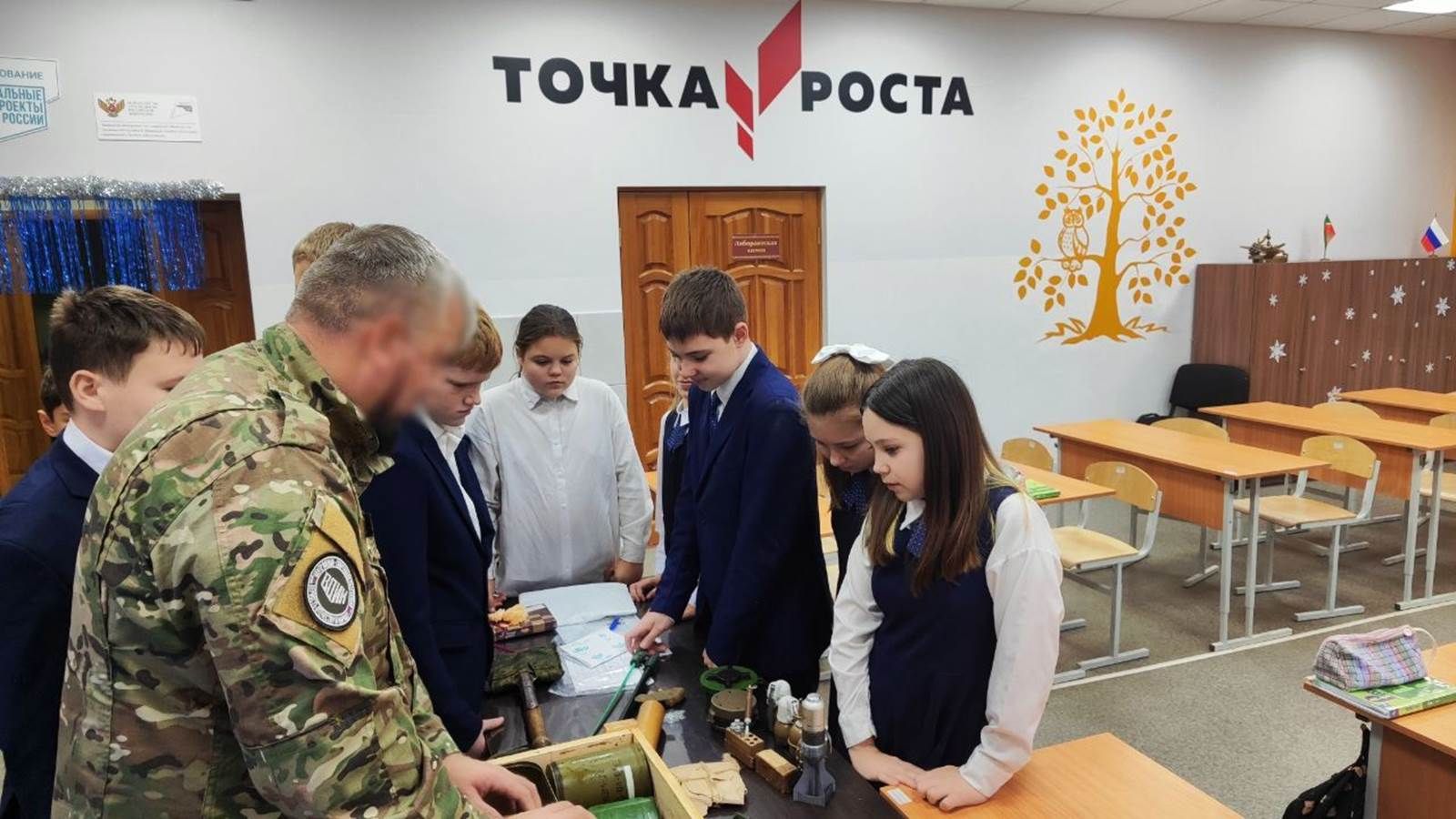 МХО катнашучысы Лаеш районында «Батырлык дәресе» үткәрде