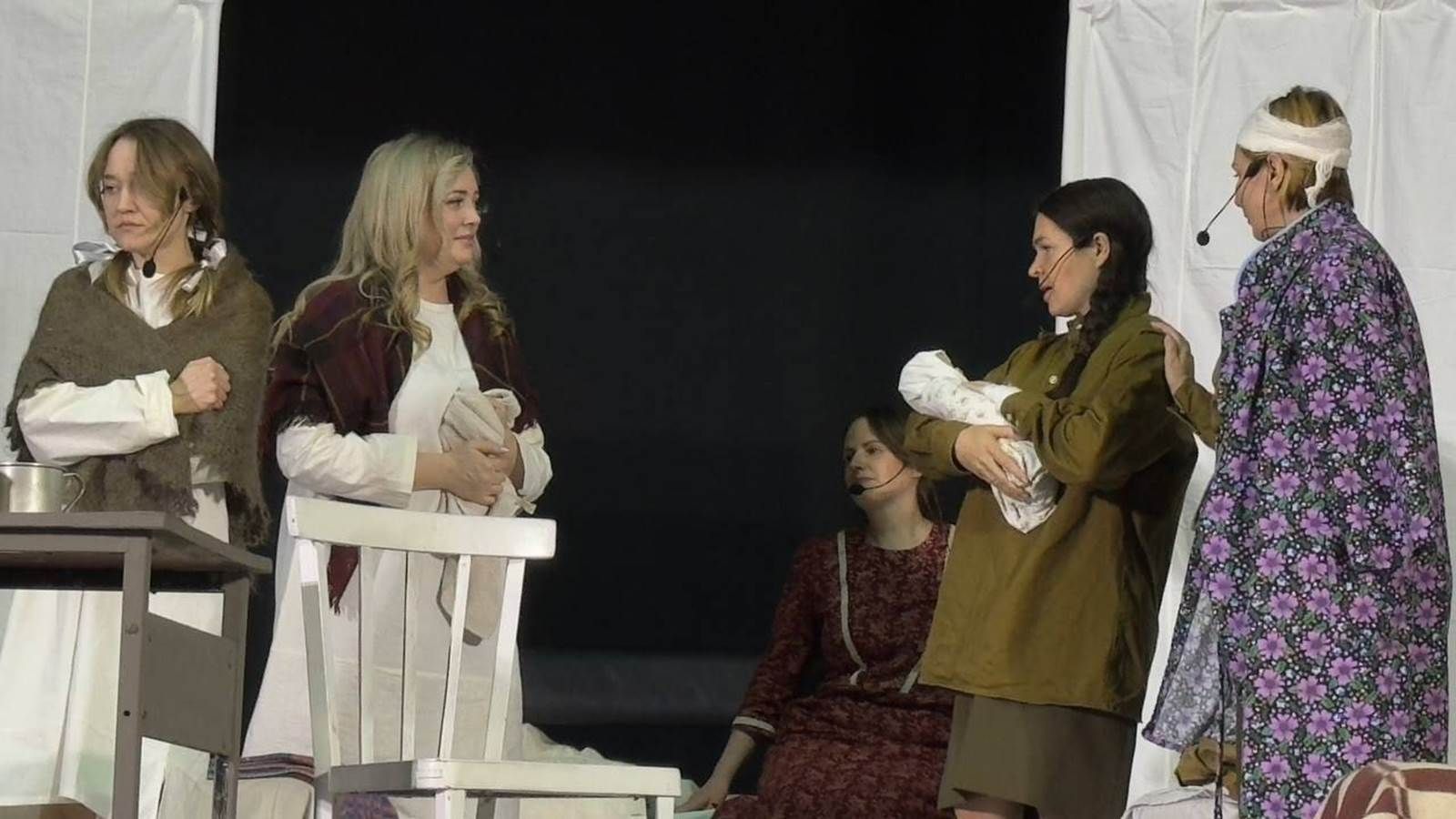 Лаеш районында Бөек Җиңүнең 80 еллыгына спектакль куелды