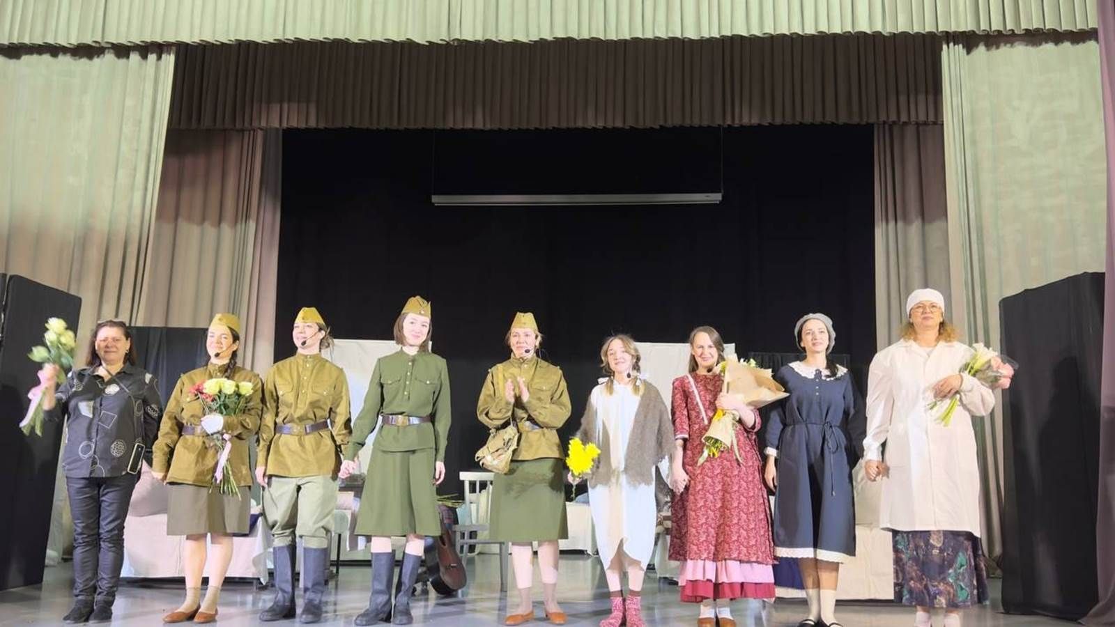 Лаеш районында Бөек Җиңүнең 80 еллыгына спектакль куелды