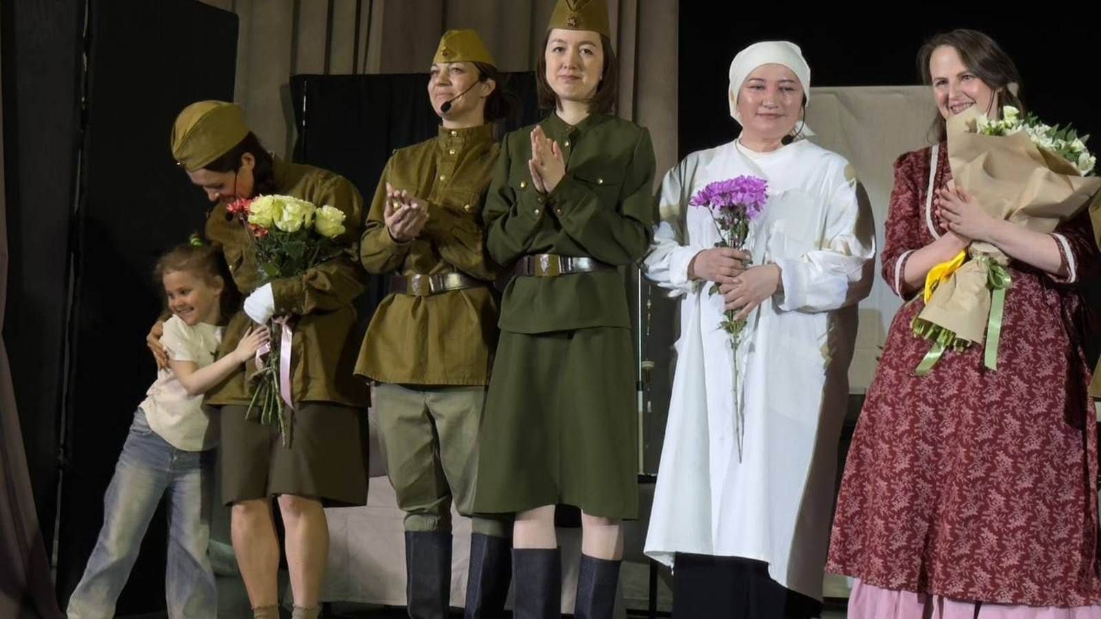 Лаеш районында Бөек Җиңүнең 80 еллыгына спектакль куелды