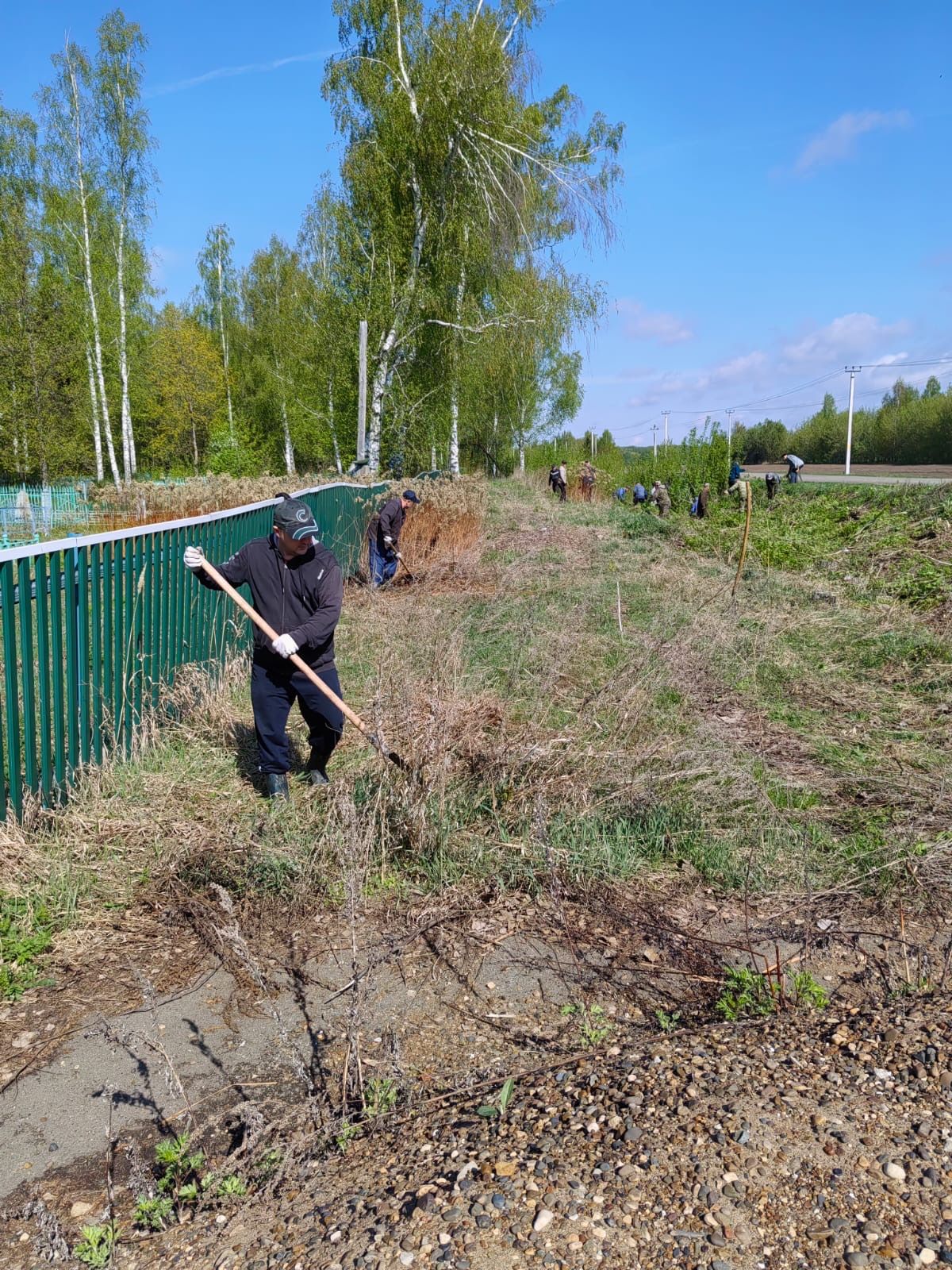В Атабаевском сельском поселении провели субботник