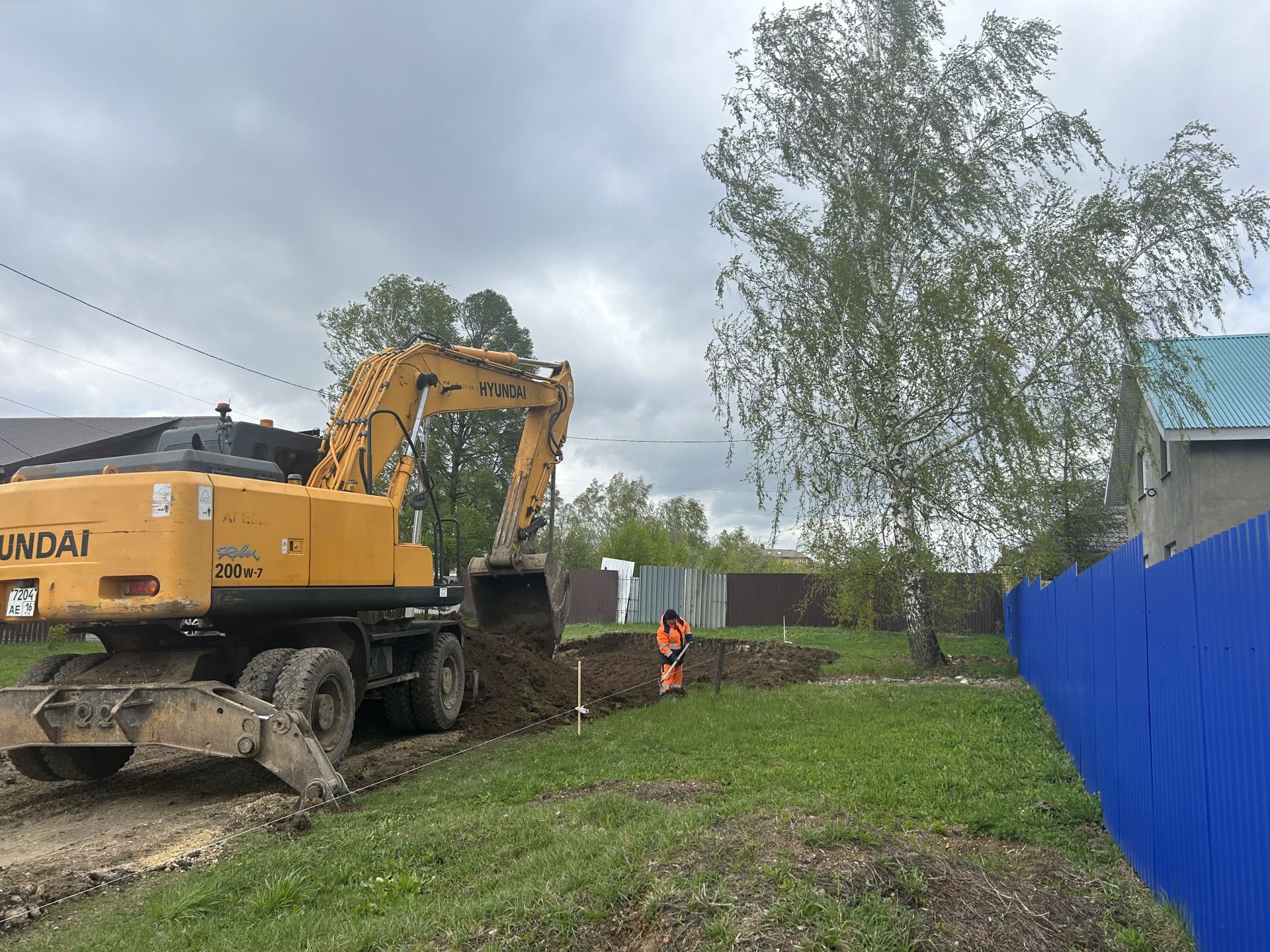 В городе Лаишево начались подготовительные работы по укладке асфальта