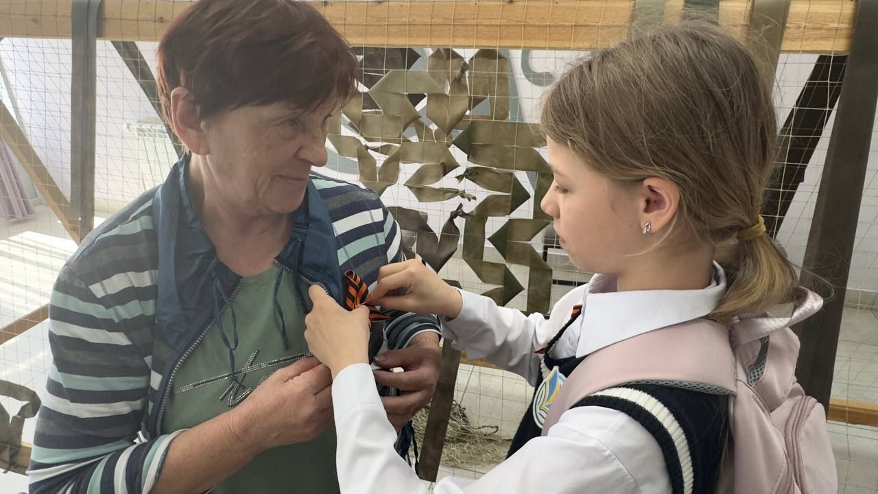 В Лаишевском районе продолжается акция «Георгиевская ленточка»