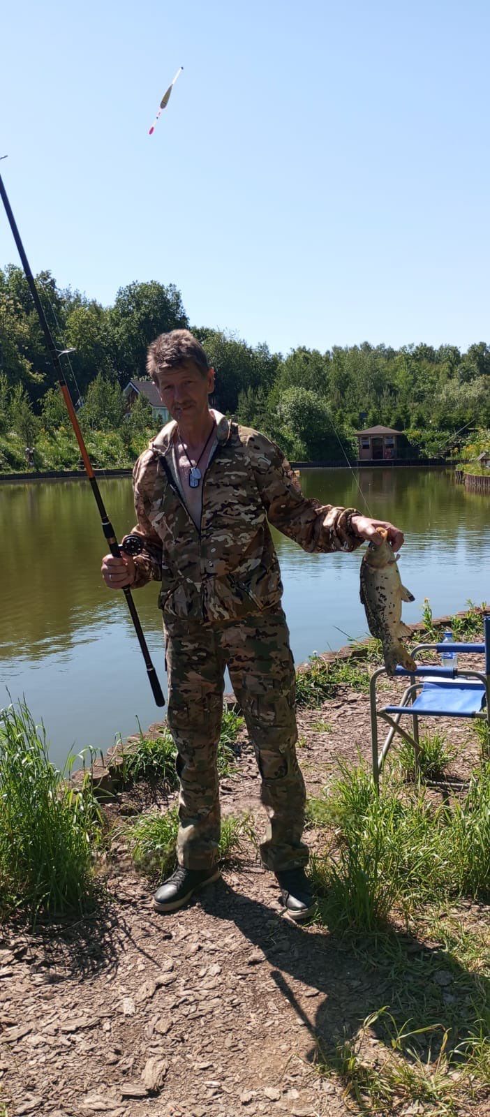 В Лаишевском районе устроили рыбалку для участников СВО