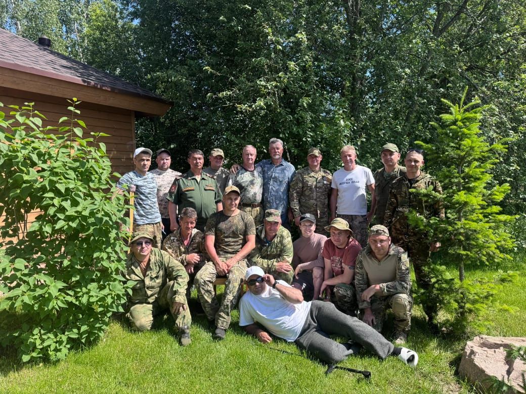 В Лаишевском районе устроили рыбалку для участников СВО