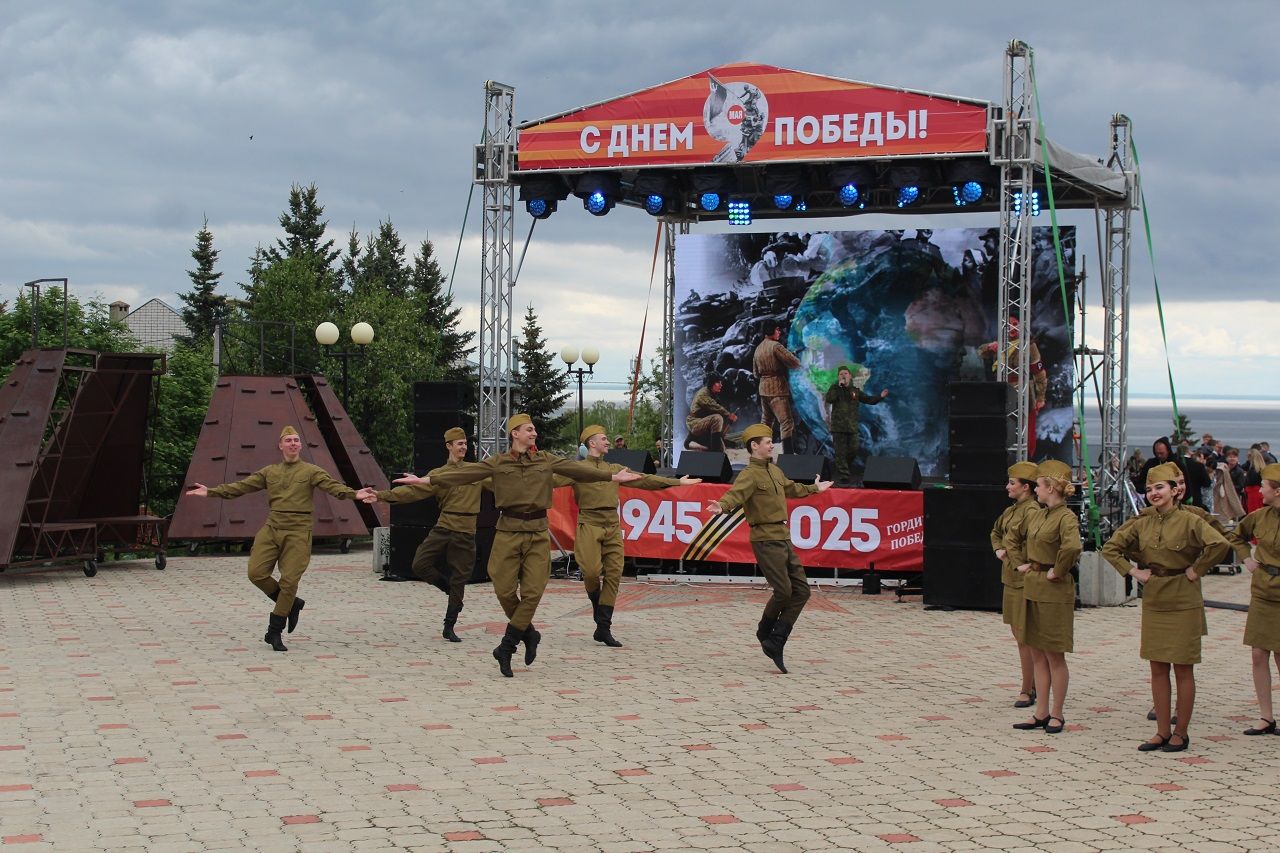 Празднование 80-летия Великой Победы в Лаишеве продолжается