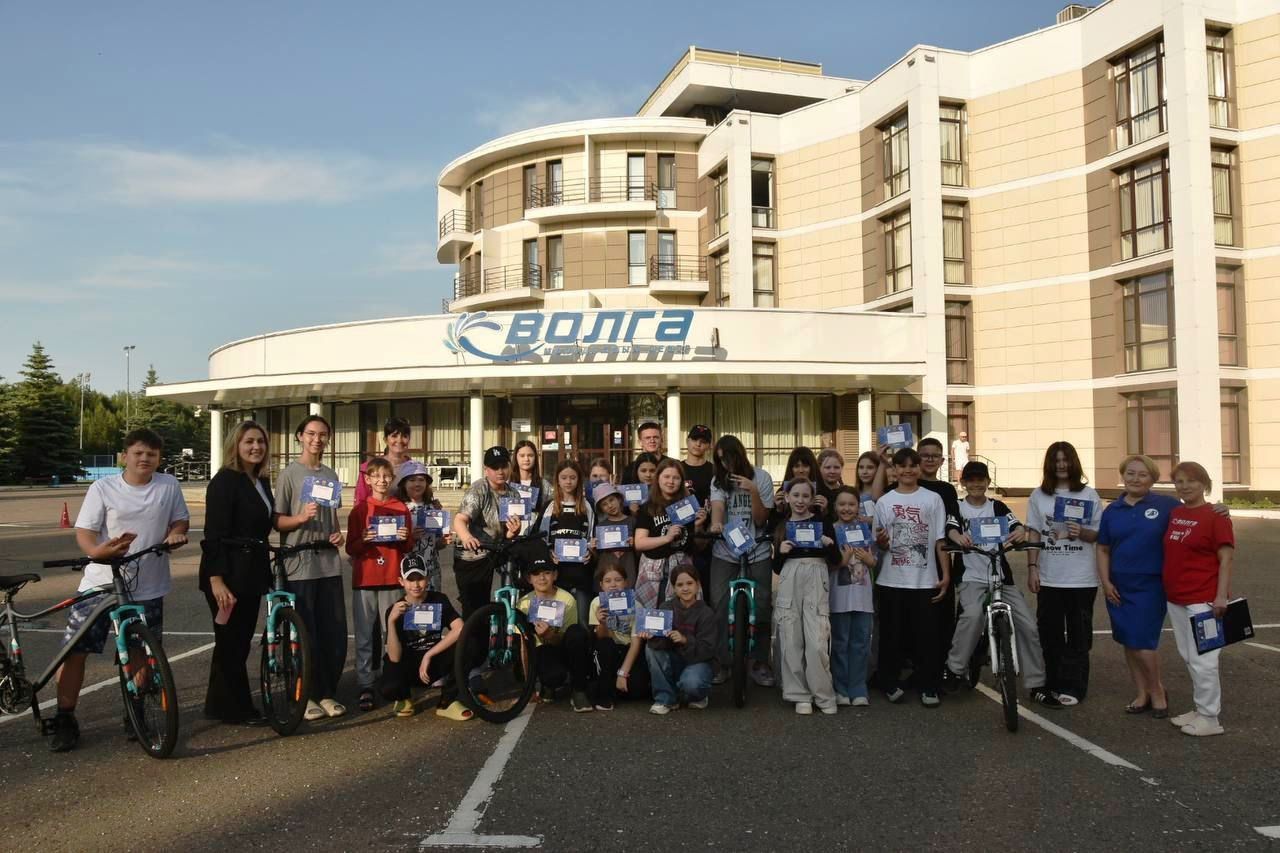 «Восьмерки» на удачу: вело-каникулы в «Волге» с ветерком и знанием безопасности дорожного движения