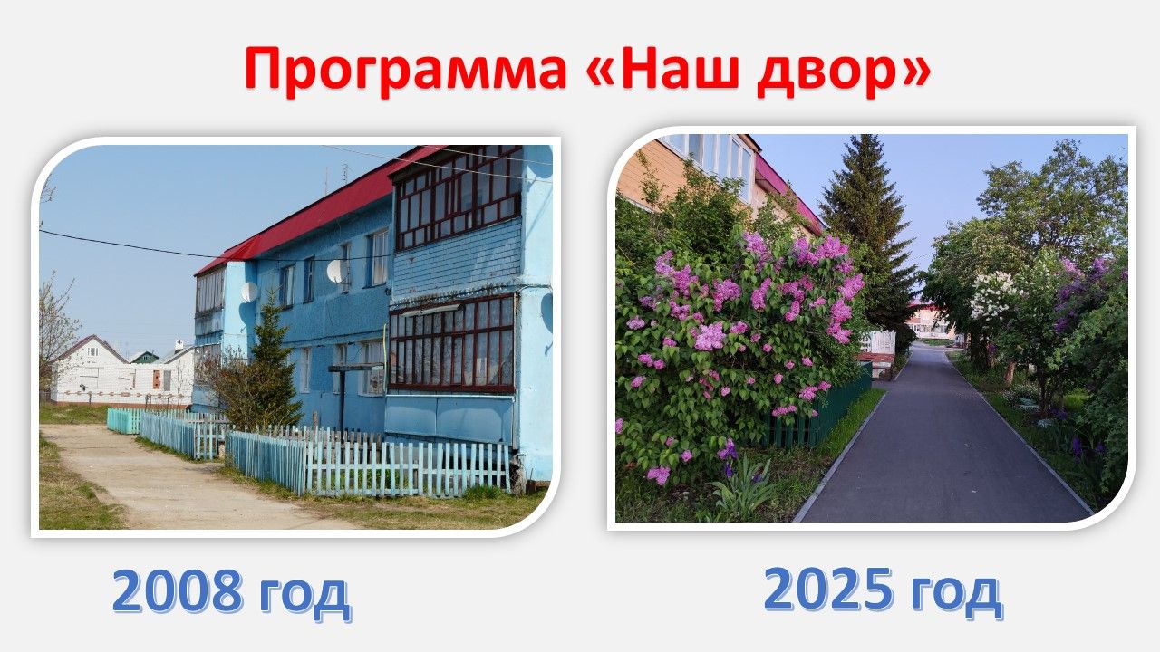 Небо и земля: преображение двора благодаря программе «Наш двор»