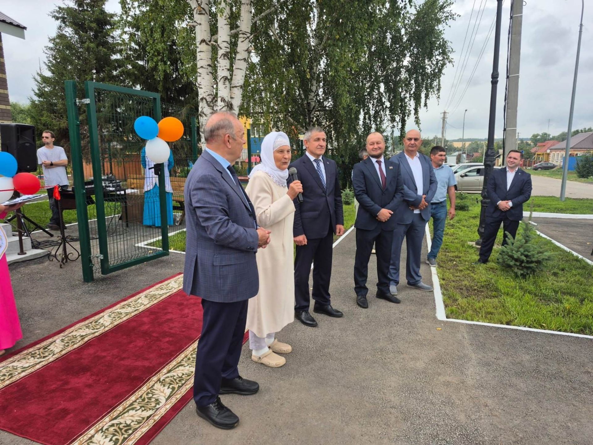 Бүген Кече Елгада авыл җирлеге башкарма комитетының яңа бинасы ачылды